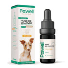 Huile de CBD 5% pour chiens de taille moyenne Pawell  – formulation naturelle full spectrum pour apaiser l’anxiété, améliorer la mobilité et favoriser le bien-être, disponible chez Herbeevor